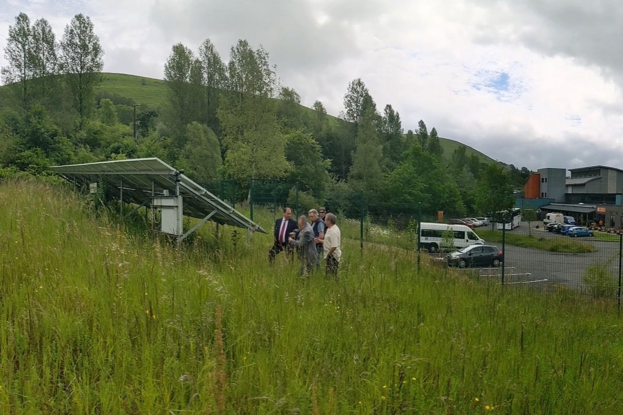 Visiting Taff Bargoed Climbing Centre’s community energy site in south Wales