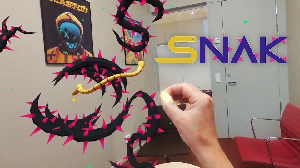 Diving into Spatial Gaming with Snak on Snap Spectacles